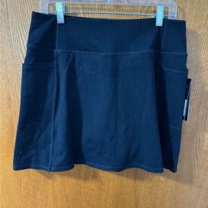 Skechers Black GoWalk Athletic Skirt